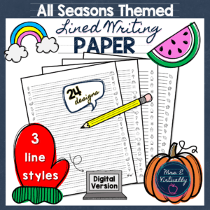 spring-summer-fall-winter-student-publishing-lined-printable primary writing paper